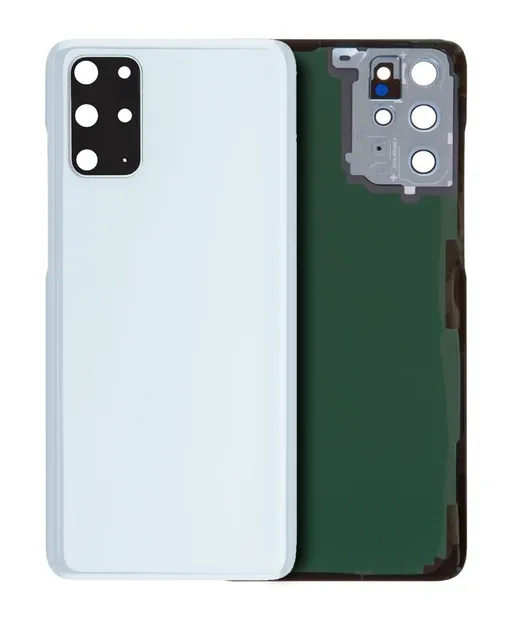 Zadní sklo se sklíčkem kamery pro Samsung Galaxy S20 Plus (Service Pack) (oblačně bílá)