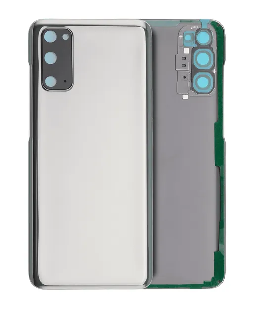 Zadní sklo se sklíčkem kamery pro Samsung Galaxy S20 5G (bez loga) (Aftermarket Plus) (Cosmic Gray)