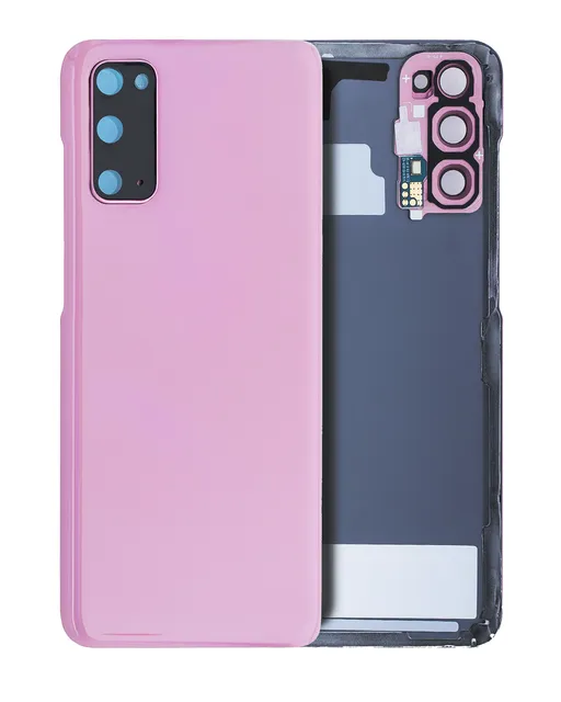 Zadní sklo se sklíčkem kamery pro Samsung Galaxy S20 5G (Service Pack) (Cloud Pink)