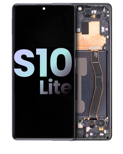 OLED displej s rámečkem pro Samsung Galaxy S10 Lite (Service Pack) (Prism Black)