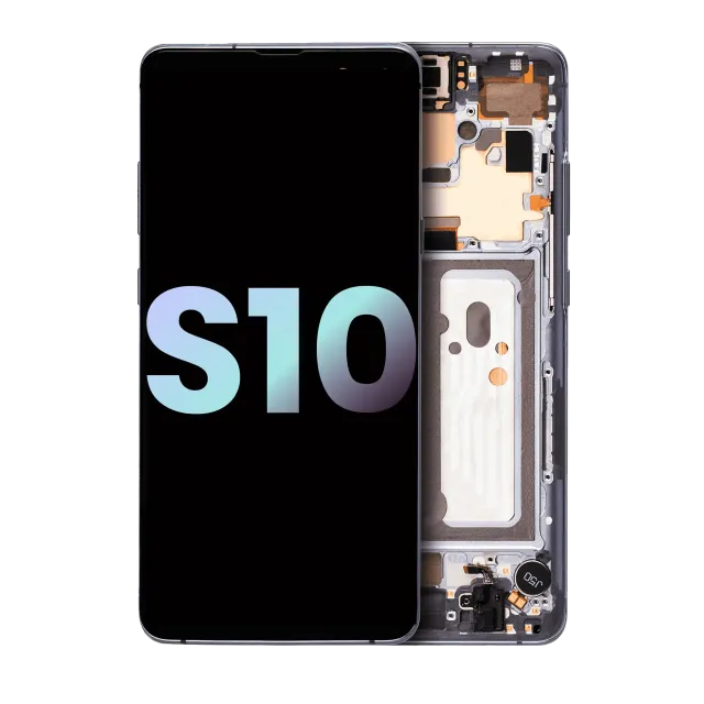 OLED displej s rámečkem pro Samsung Galaxy S10 5G (Service Pack) (Majestic Black)
