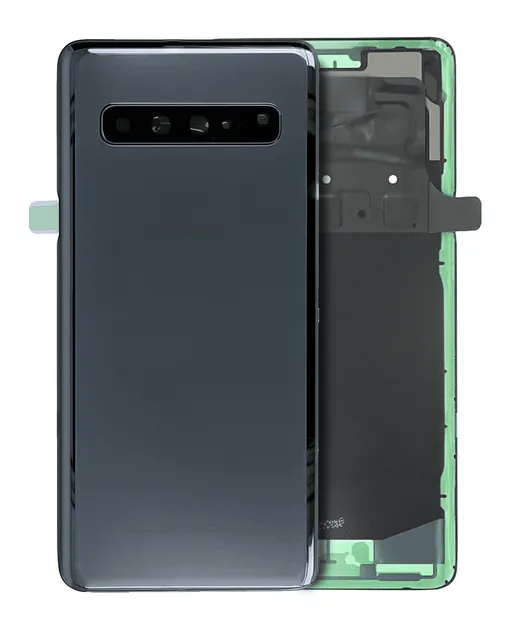 Zadní sklo se sklíčkem kamery pro Samsung Galaxy S10 5G (Service Pack) (Prism Black)
