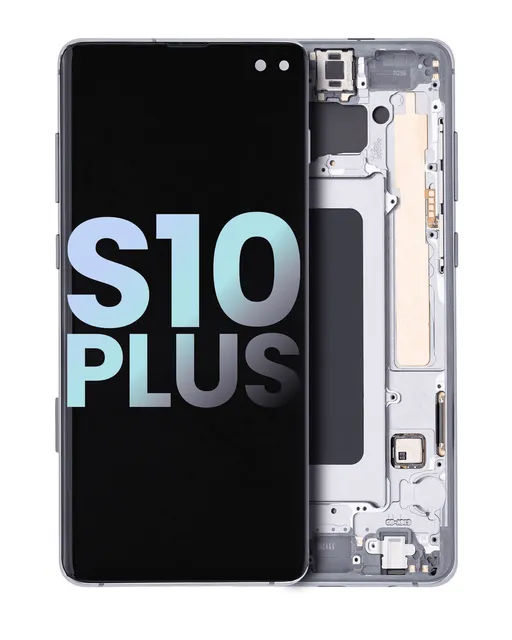 OLED displej s rámečkem pro Samsung Galaxy S10 Plus (Service Pack) (Prism / Ceramic Black)