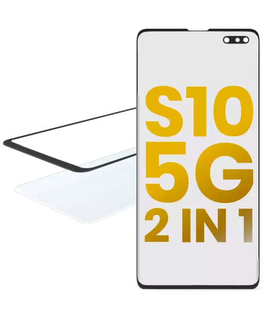 2v1 přední sklo s OCA (předinstalováno) pro Samsung Galaxy S10 5G