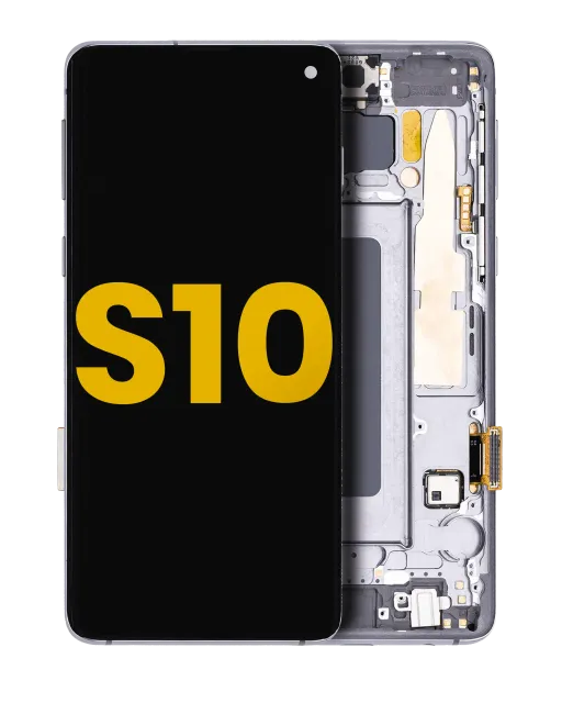 OLED displej s rámečkem pro Samsung Galaxy S10 (repasovaný) (Prism / Ceramic Black)