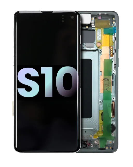 OLED displej s rámečkem pro Samsung Galaxy S10 (Service Pack) (Prism Green)
