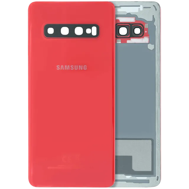 Zadní sklo pro Samsung Galaxy S10 (Service Pack) (červená)