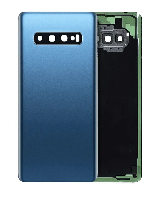 Zadní sklo se sklíčkem kamery pro Samsung Galaxy S10 Plus (Service Pack) (Prism Blue)