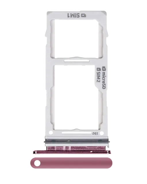 SIM šuplík (dvě SIM) pro Samsung Galaxy S10 / S10 Plus / S10E (Flamingo Pink)