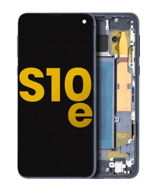 OLED displej s rámečkem pro Samsung Galaxy S10E (repasovaný) (Prism Black)