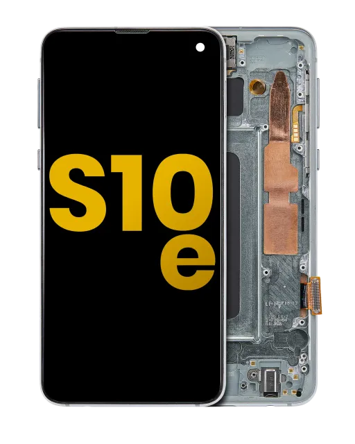 OLED displej s rámečkem pro Samsung Galaxy S10E (repasovaný) (Prism Green)