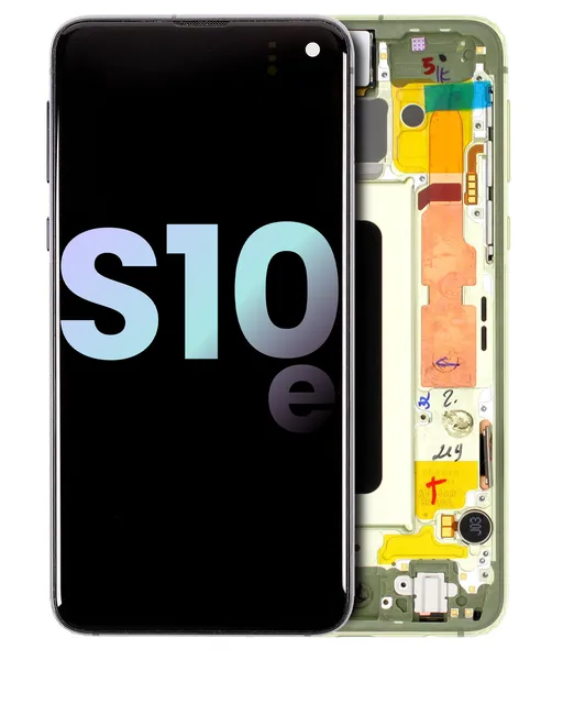 OLED displej s rámečkem pro Samsung Galaxy S10E (Service Pack) (Canary Yellow)