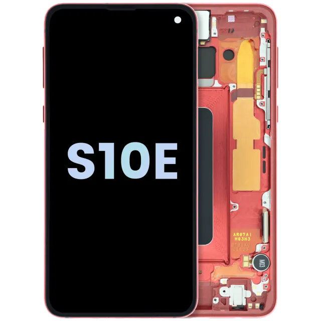 OLED displej s rámečkem pro Samsung Galaxy S10e (Service Pack) (Cardinal Red)
