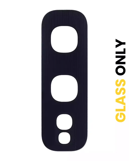Sklíčko zadní kamery (jen sklo) s lepením pro Samsung Galaxy S10E (Prism Black) (balení 10 ks)