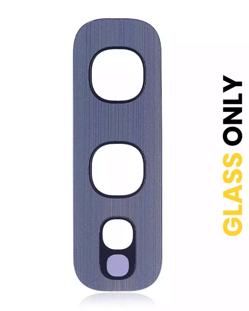 Sklíčko zadní kamery (jen sklo) s lepením pro Samsung Galaxy S10E (Prism Blue) (balení 10 ks)