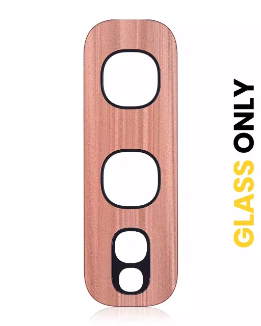 Sklíčko zadní kamery (jen sklo) s lepením pro Samsung Galaxy S10E (Flamingo Pink)