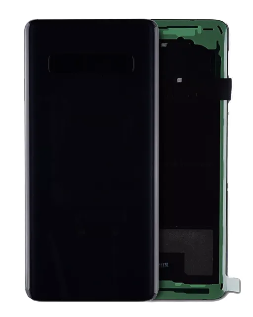 Zadní sklo se sklíčkem kamery pro Samsung Galaxy S10 (Service Pack) (Prism Black)