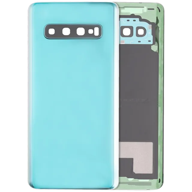 Zadní sklo se sklíčkem kamery pro Samsung Galaxy S10 (Service Pack) (Prism Green)