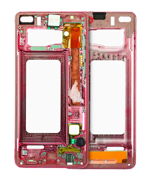 Střední rám (housing) pro Samsung Galaxy S10 (With Small Parts) (Cardinal Red)
