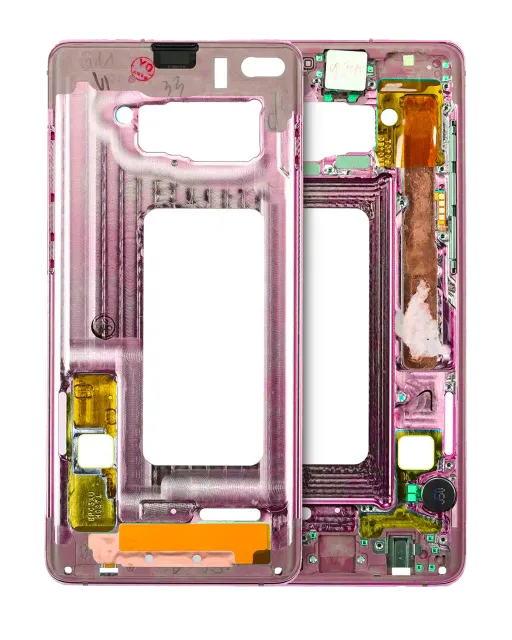 Střední rám (housing) pro Samsung Galaxy S10 (With Small Parts) (Flamingo Pink)