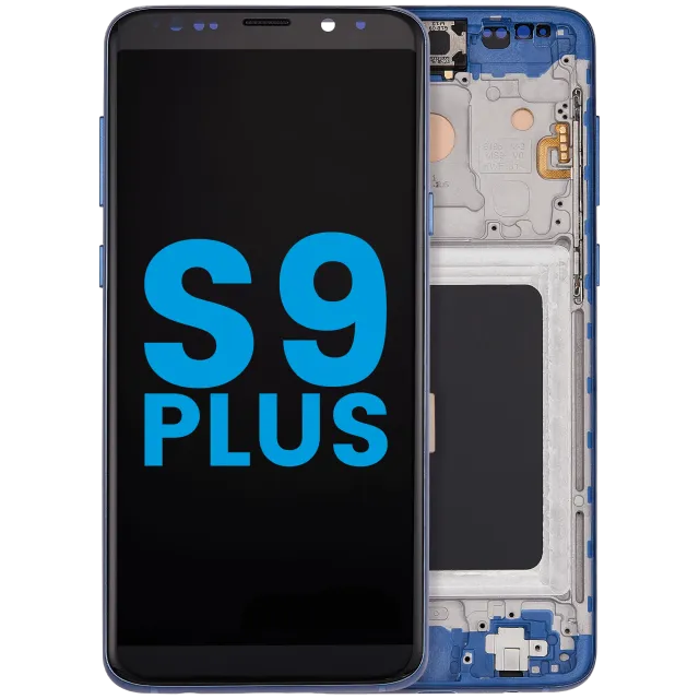 LCD displej s rámečkem (Without FingerPrint Sensor) pro Samsung Galaxy S9 Plus (Aftermarket: Incell) (Coral Blue)