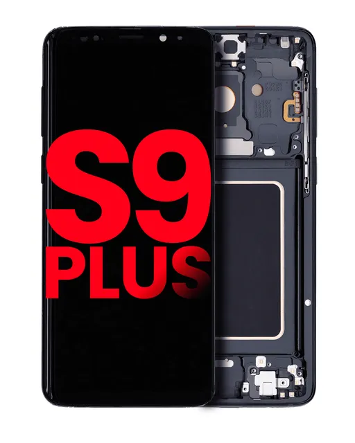 OLED displej s rámečkem pro Samsung Galaxy S9 Plus (Aftermarket Plus) (Midnight Black)