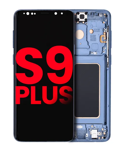 OLED displej s rámečkem pro Samsung Galaxy S9 Plus (Aftermarket Plus) (Coral Blue)