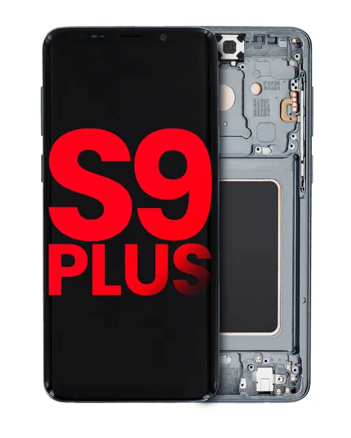 OLED displej s rámečkem pro Samsung Galaxy S9 Plus (Aftermarket Plus) (šedý titan)