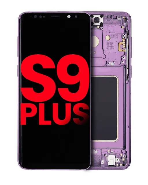 OLED displej s rámečkem pro Samsung Galaxy S9 Plus (Aftermarket Plus) (Lilac Purple)