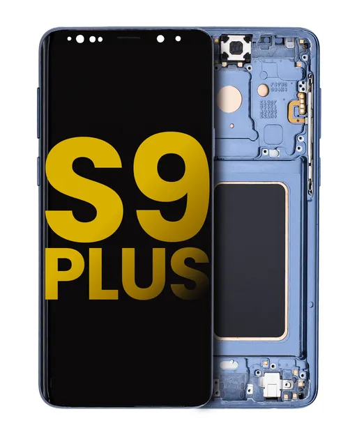OLED displej s rámečkem pro Samsung Galaxy S9 Plus (repasovaný) (Coral Blue)