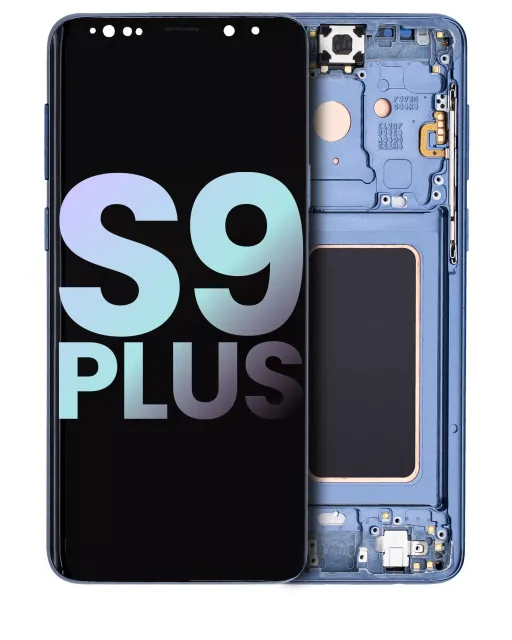 OLED displej s rámečkem pro Samsung Galaxy S9 Plus (Service Pack) (Coral Blue)