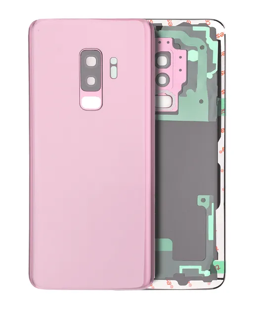 Zadní sklo se sklíčkem kamery pro Samsung Galaxy S9 Plus (bez loga) (Aftermarket Plus) (Lilac Purple)