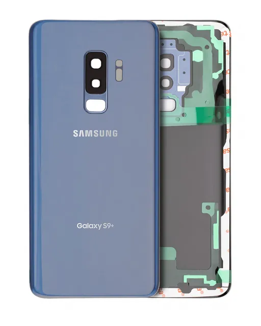 Zadní sklo se sklíčkem kamery pro Samsung Galaxy S9 Plus (Service Pack) (Coral Blue)