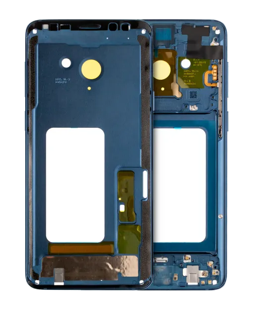 Střední rám (housing) pro Samsung Galaxy S9 Plus (With SmallParts) (Coral Blue Frame)