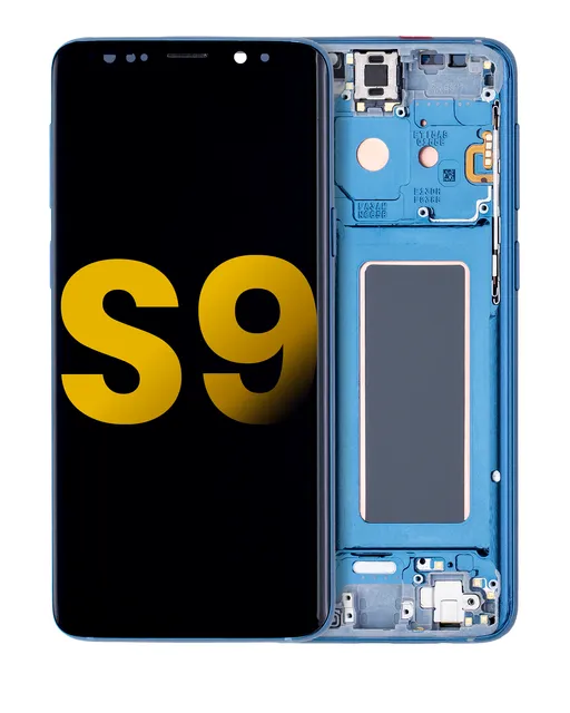 OLED displej s rámečkem pro Samsung Galaxy S9 (repasovaný) (Coral Blue)