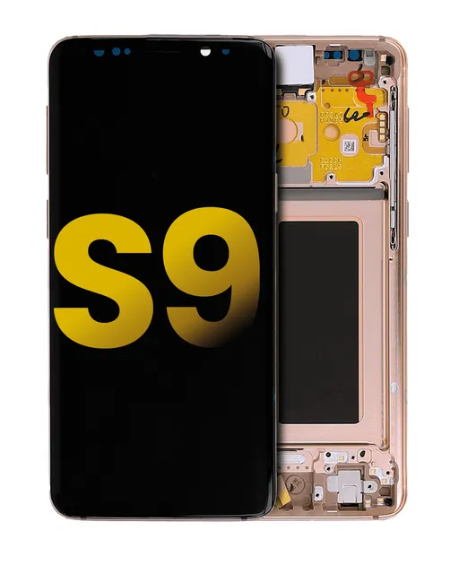 OLED displej s rámečkem pro Samsung Galaxy S9 (repasovaný) (Sunrise Gold)