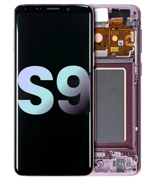 OLED displej s rámečkem pro Samsung Galaxy S9 (Service Pack) (Lilac Purple)