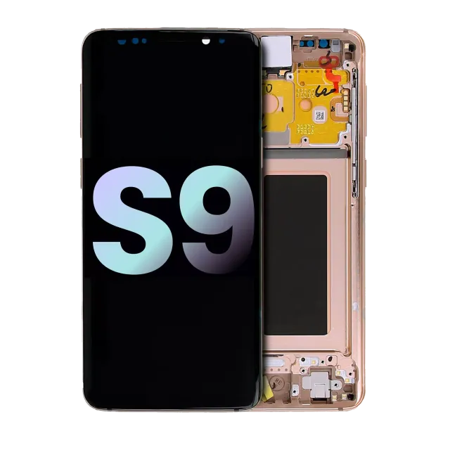 OLED displej s rámečkem pro Samsung Galaxy S9 (Service Pack) (Sunrise Gold)