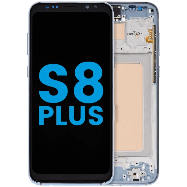 LCD displej s rámečkem (Without FingerPrint Sensor) pro Samsung Galaxy S8 Plus (Aftermarket: Incell) (Coral Blue)