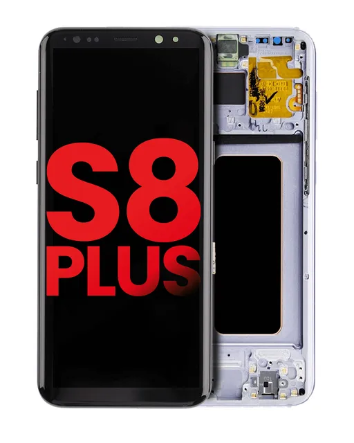 OLED displej s rámečkem pro Samsung Galaxy S8 Plus (Aftermarket Plus) (Orchid Gray)