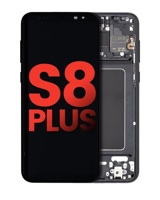 OLED displej s rámečkem pro Samsung Galaxy S8 Plus (Aftermarket Plus) (Midnight Black)