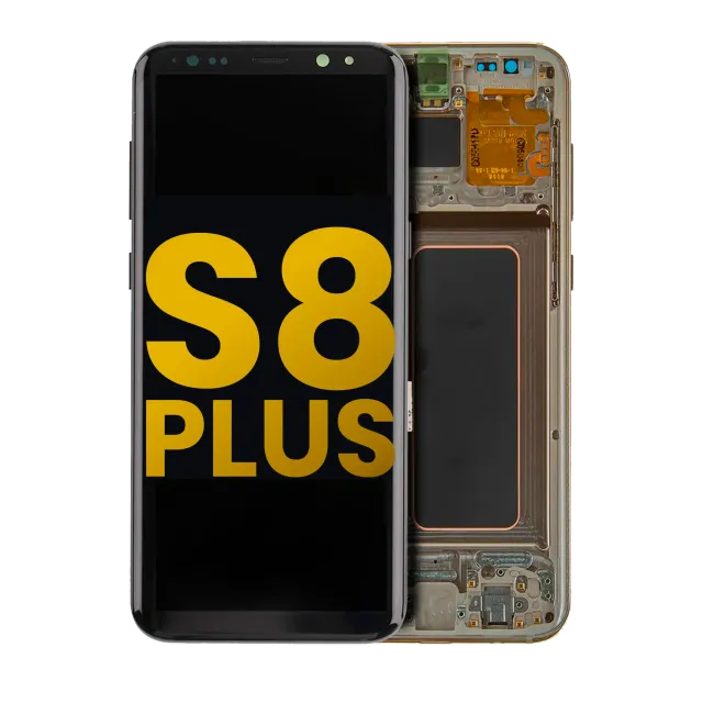 OLED displej s rámečkem pro Samsung Galaxy S8 Plus (repasovaný) (Maple Gold)