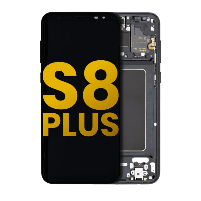 OLED displej s rámečkem pro Samsung Galaxy S8 Plus (repasovaný) (Midnight Black)