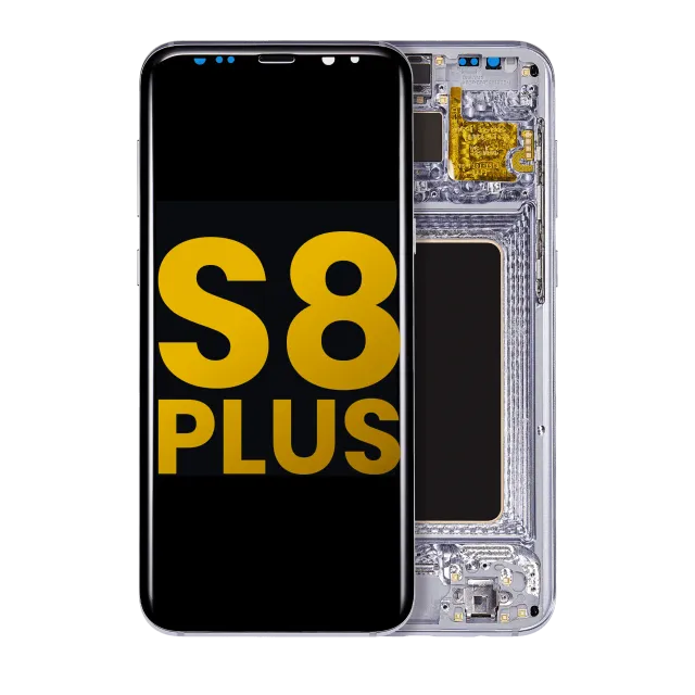 OLED displej s rámečkem pro Samsung Galaxy S8 Plus (repasovaný) (Arctic Silver)
