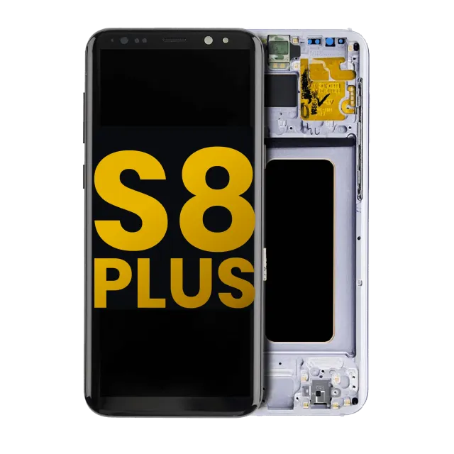 OLED displej s rámečkem pro Samsung Galaxy S8 Plus (repasovaný) (Orchid Gray)
