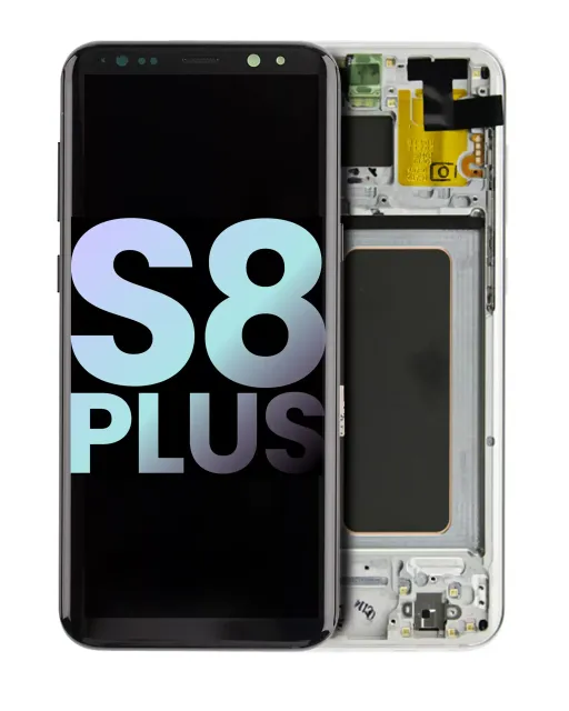 OLED displej s rámečkem pro Samsung Galaxy S8 Plus (Service Pack) (Arctic Silver)
