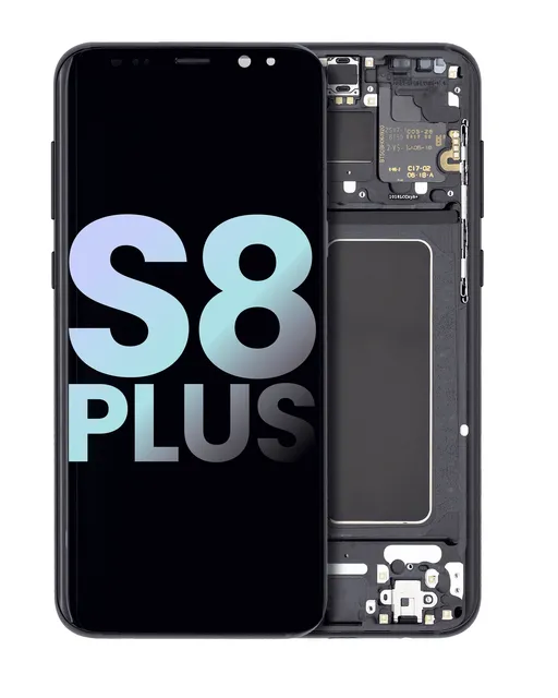 OLED displej s rámečkem pro Samsung Galaxy S8 Plus (Service Pack) (Midnight Black)