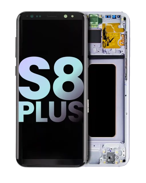 OLED displej s rámečkem pro Samsung Galaxy S8 Plus (Service Pack) (Gray / Violet)