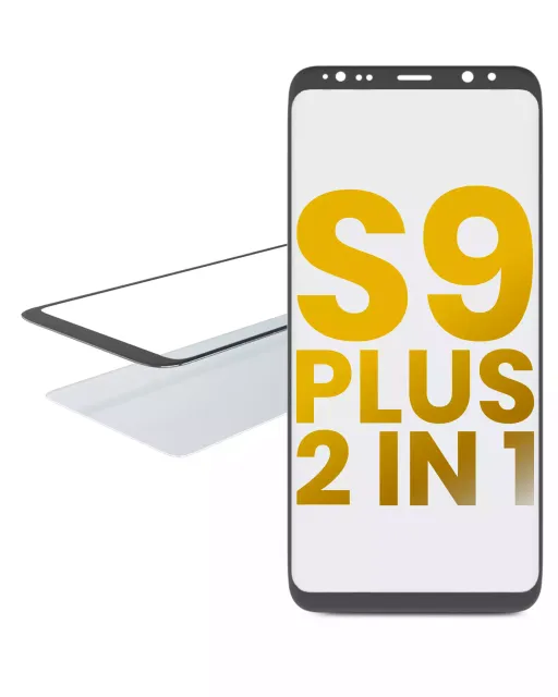 2v1 přední sklo s OCA (předinstalováno) pro Samsung Galaxy S9 Plus