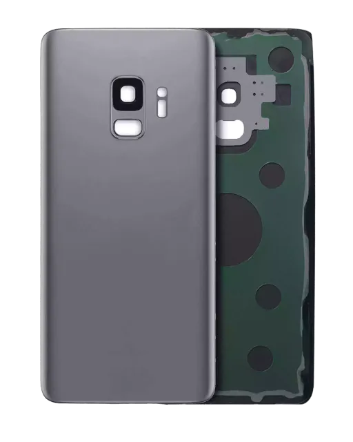 Zadní sklo se sklíčkem kamery pro Samsung Galaxy S9 (Service Pack) (šedý titan)